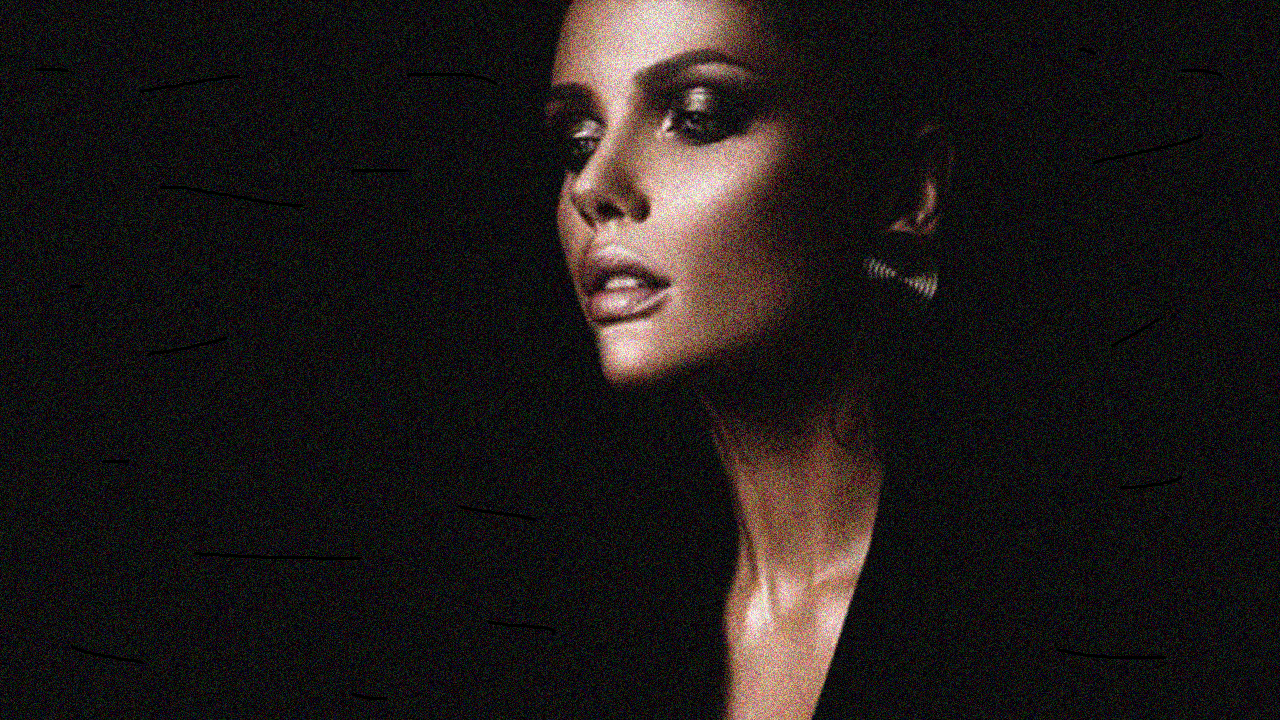 Organic model portrait with sculptural styling